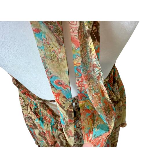 Jordache Y2K Babydoll Hanky Halter Top Crochet Juniors Size 11/13 Fairy Boho - Picture 9 of 11